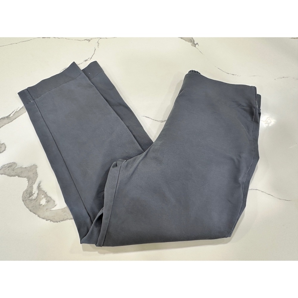 Wonderly Womens Charcoal Gray Pull On Straight Leg Stretch Twill Pants‎ Size 12